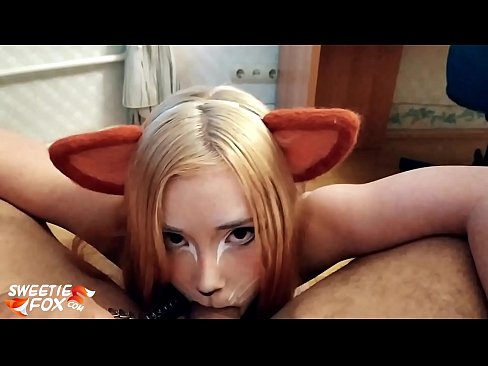 ❤️ Kitsune اس کے منہ میں ڈک اور سہ نگل ❌ ہم پر ️❤